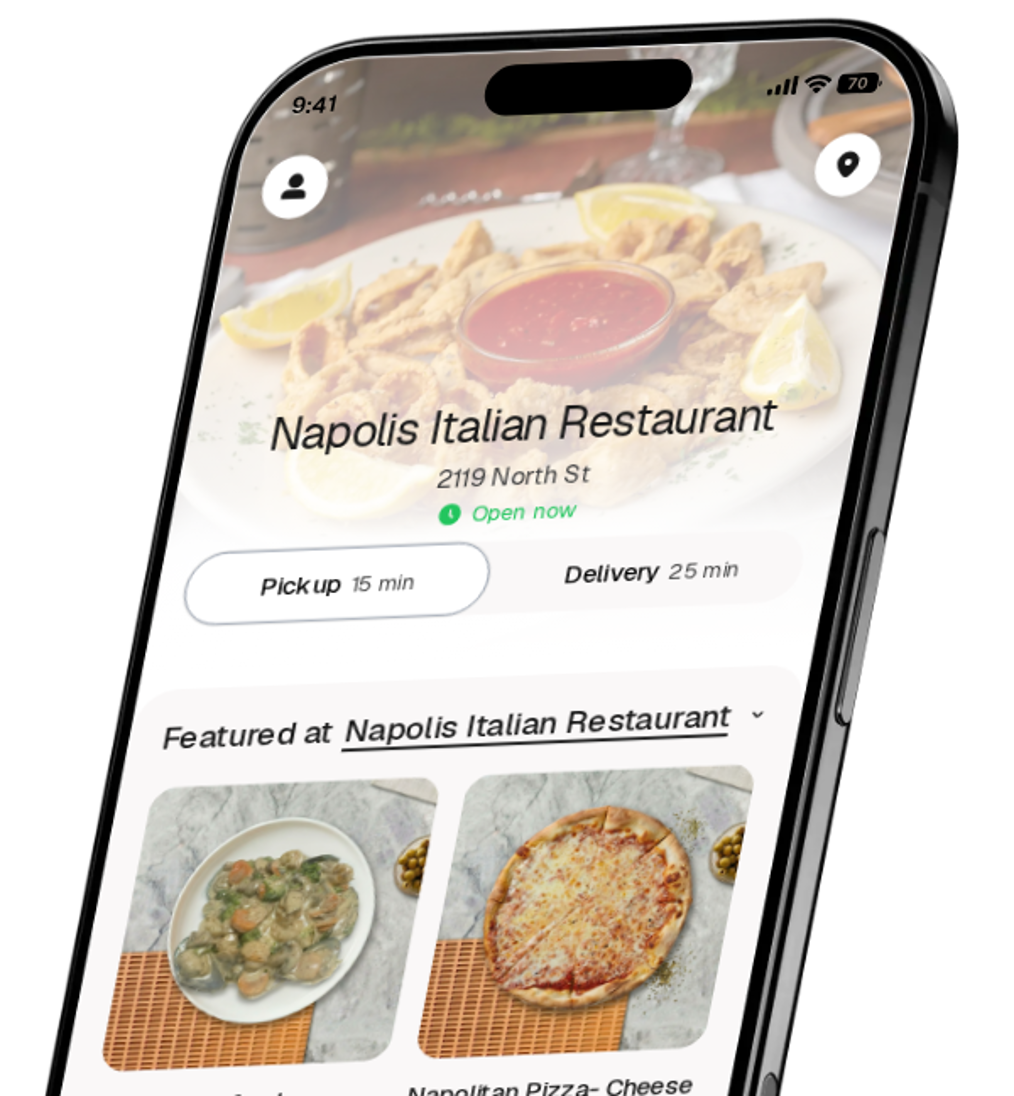 Napolis Italian Restaurant app preview